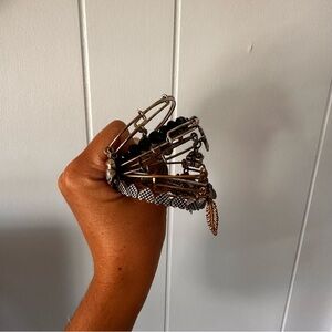 Collection of 10 Alex and Ani Bracelets